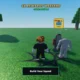 Build A Soccer Squad codes - active DOUBLE code banner in the Roblox lobby
