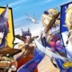 Anime Story 2 - player summoning units on the gacha banner screen