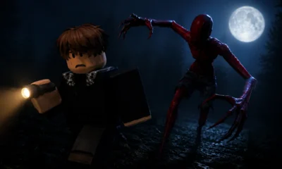Nightfall Codes - Roblox horror survival game promotional art
