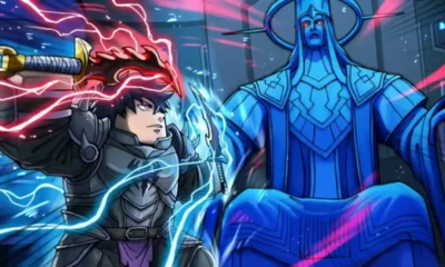 Anime Rails Roblox - warrior facing the Shadow Dragon