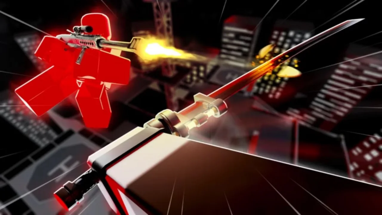 Redliner codes - player parrying a bullet mid-duel