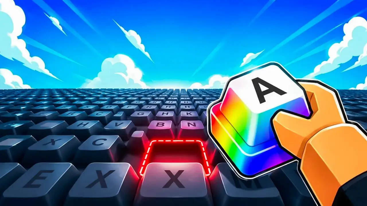 Build a Keyboard Roblox codes redemption screen