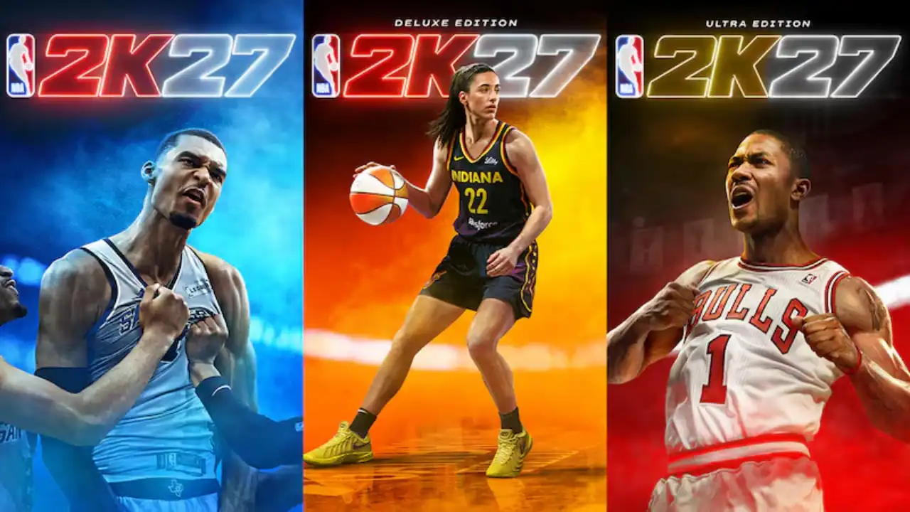 NBA 2K27 cover athletes Wembanyama Clark Rose editions
