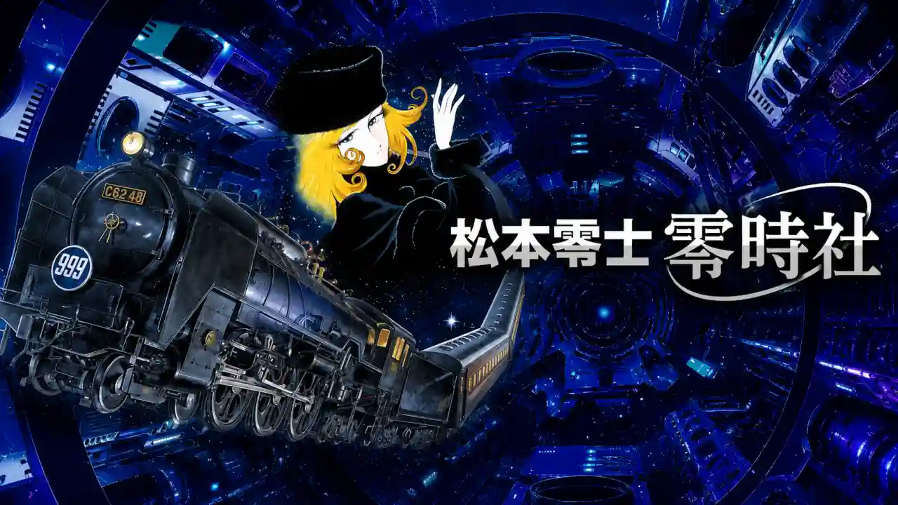 Galaxy Express 999 anime film key visual from Toei Animation announcement