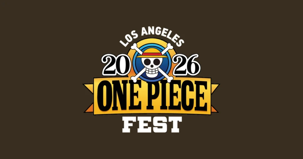 One Piece Fest 2026 — Straw Hat Pirates key art for the Los Angeles event