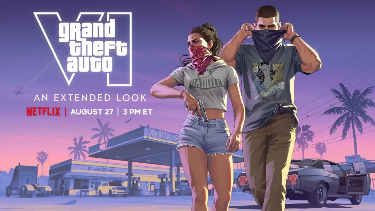 Grand Theft Auto VI key art ahead of the Netflix extended look premiere