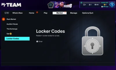 NBA 2K27 locker codes — MyTEAM Locker Codes redemption menu