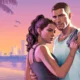 GTA 6 - official cover art featuring Lucia and Jason