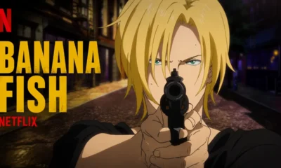 Banana Fish Netflix streaming page with English dub option