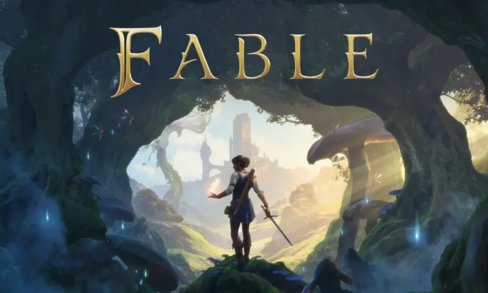 Fable PS5 key art showing Albion open world