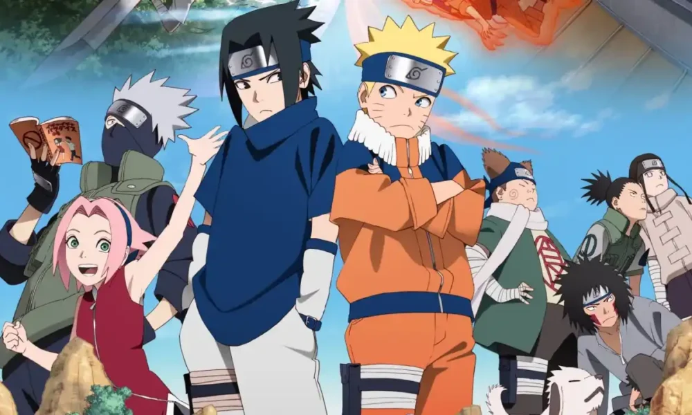 New Naruto anime — Team 7 key visual for the 20th Anniversary special
