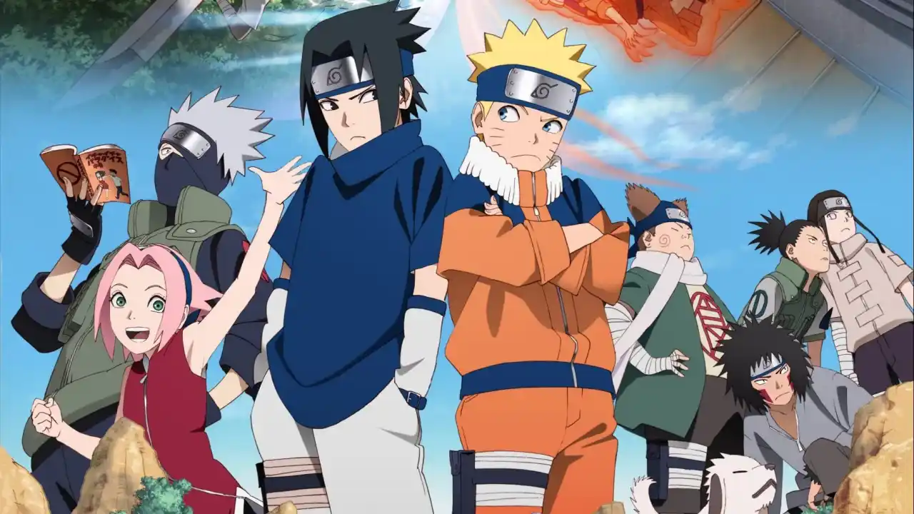 New Naruto anime — Team 7 key visual for the 20th Anniversary special