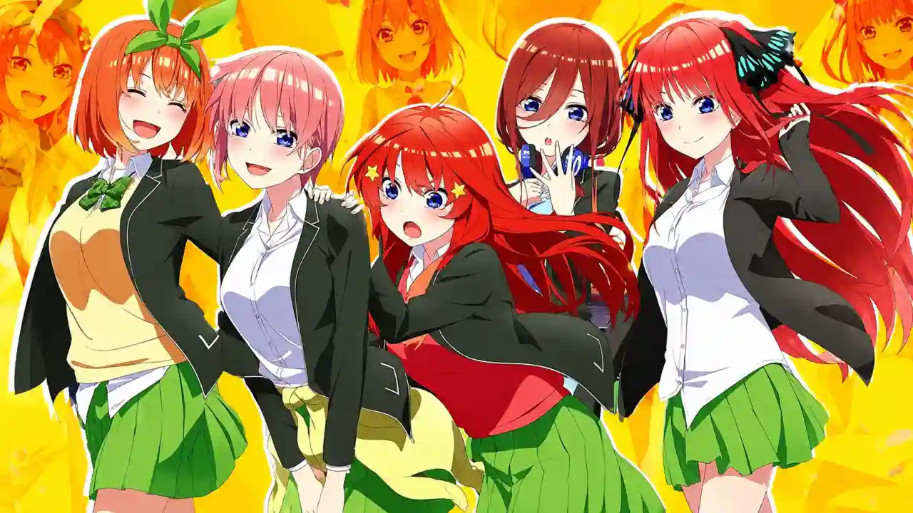 Quintessential Quintuplets - Nakano sisters new anime teaser visual