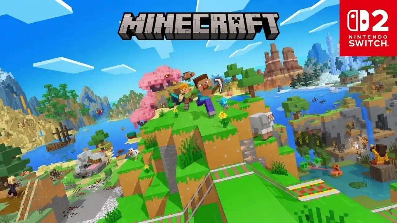 Minecraft Nintendo Switch 2 Vibrant Visuals key art