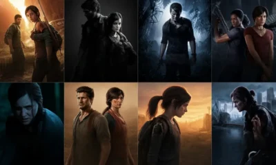 Best Naughty Dog games - Nathan Drake and Joel side by side