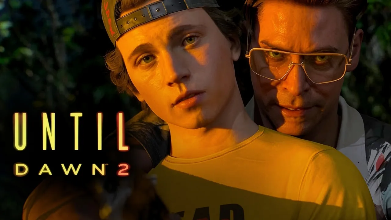 Until Dawn 2 key art showing the new Dead True ghost hunter cast