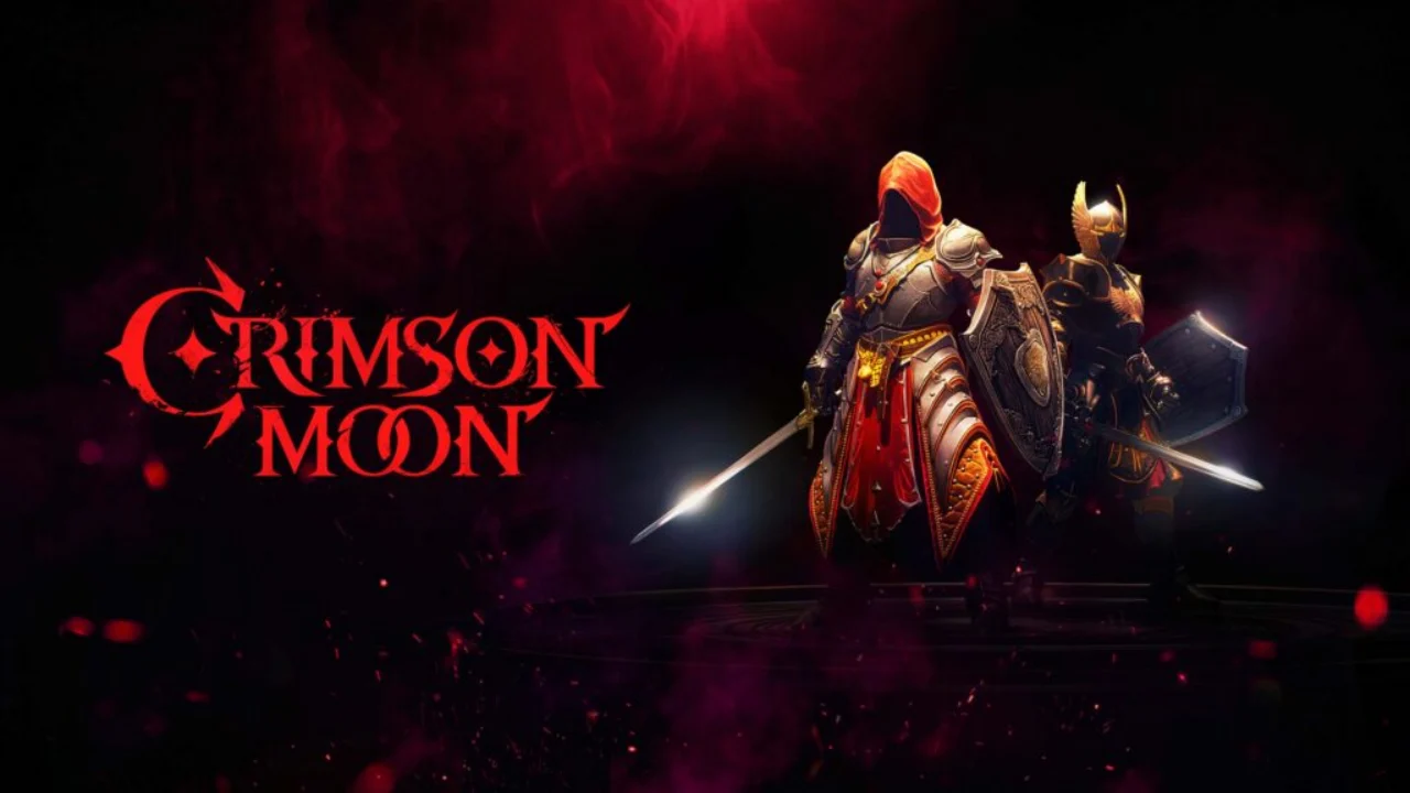 Crimson Moon — Nephilim key art overlooking Gildenarch