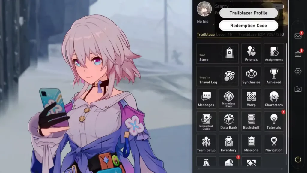 Honkai Star Rail codes — Stellar Jade and Traveler's Guide reward examples