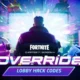 Fortnite Admin Panel codes — in-game lobby redemption menu