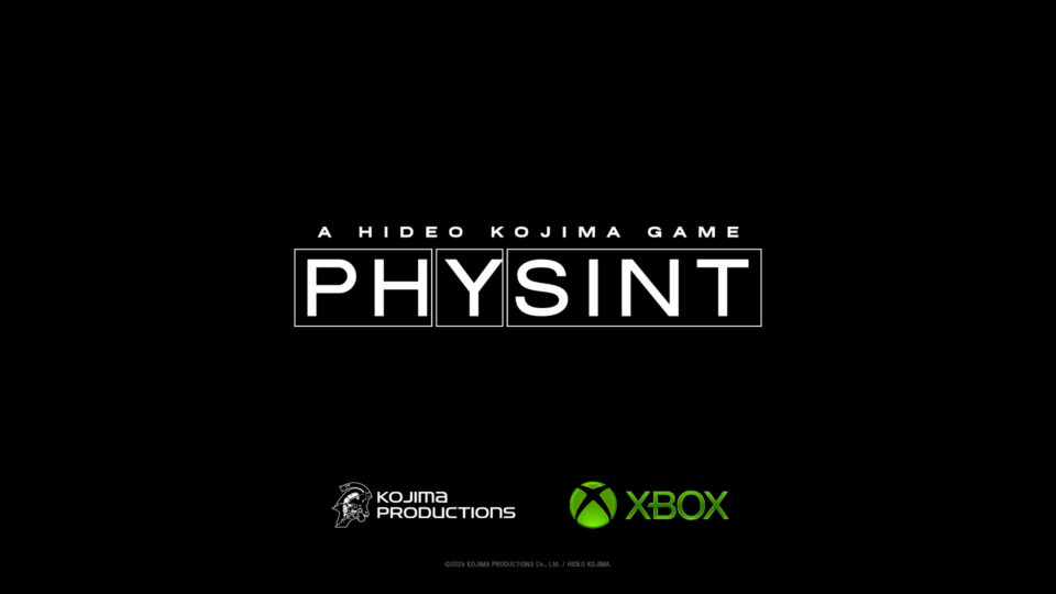 Physint — Hideo Kojima and Xbox partnership announcement graphic