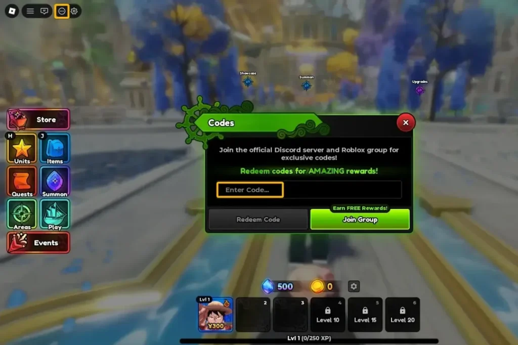 Anime Expeditions codes — Sand Dollars and Trait Crystals reward example