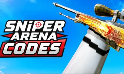 Sniper Arena codes — in-game Settings and Redeem Code menu