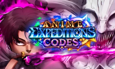 Anime Expeditions codes — in-game Redeem Codes menu"