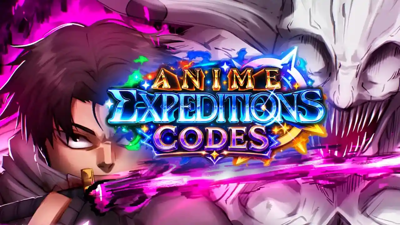 Anime Expeditions codes — in-game Redeem Codes menu"