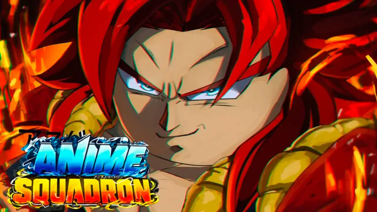 Anime Squadron Roblox units defending a base against a wave of enemies, September 2026 codes guide cover