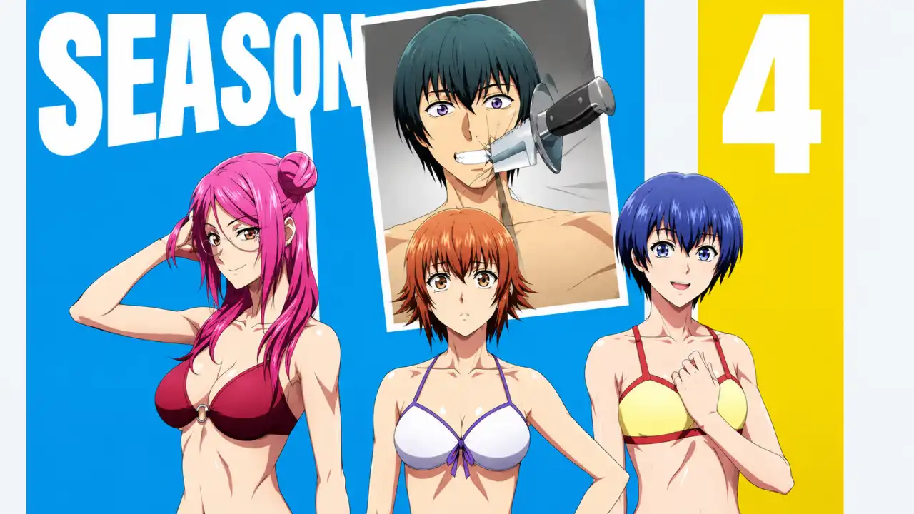 Grand Blue Dreaming Season 4 official announcement key visual