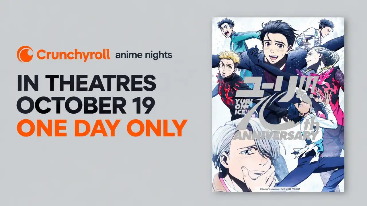 Yuri on Ice 10th anniversary screening - Victor and Yuri key visual