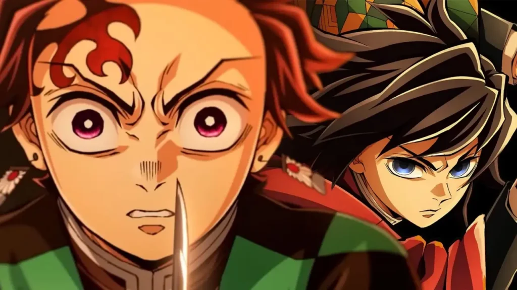 Demon Slayer Infinity Castle — Tanjiro and Corps members inside the shifting fortress