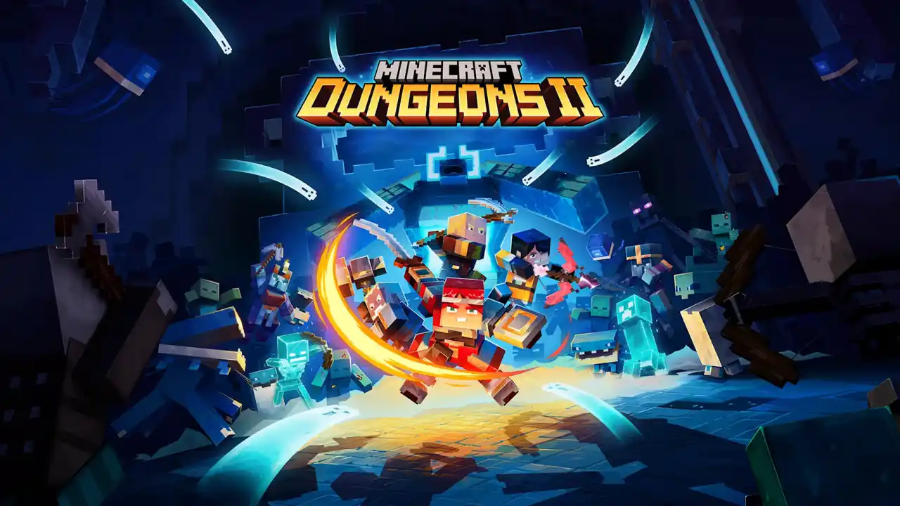 Minecraft Dungeons II — key art for the September 28 release