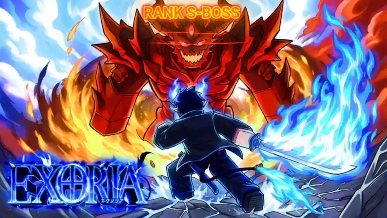 Exoria codes — loading screen Codes redemption menu