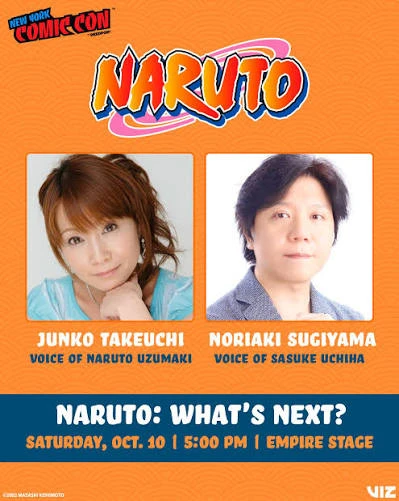 Naruto - Junko Takeuchi and Noriaki Sugiyama at New York Comic Con panel