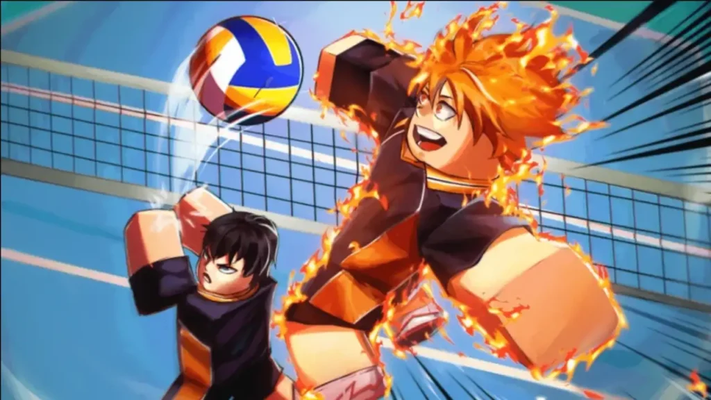 Volleyball Legends - code redemption menu in the main lobby