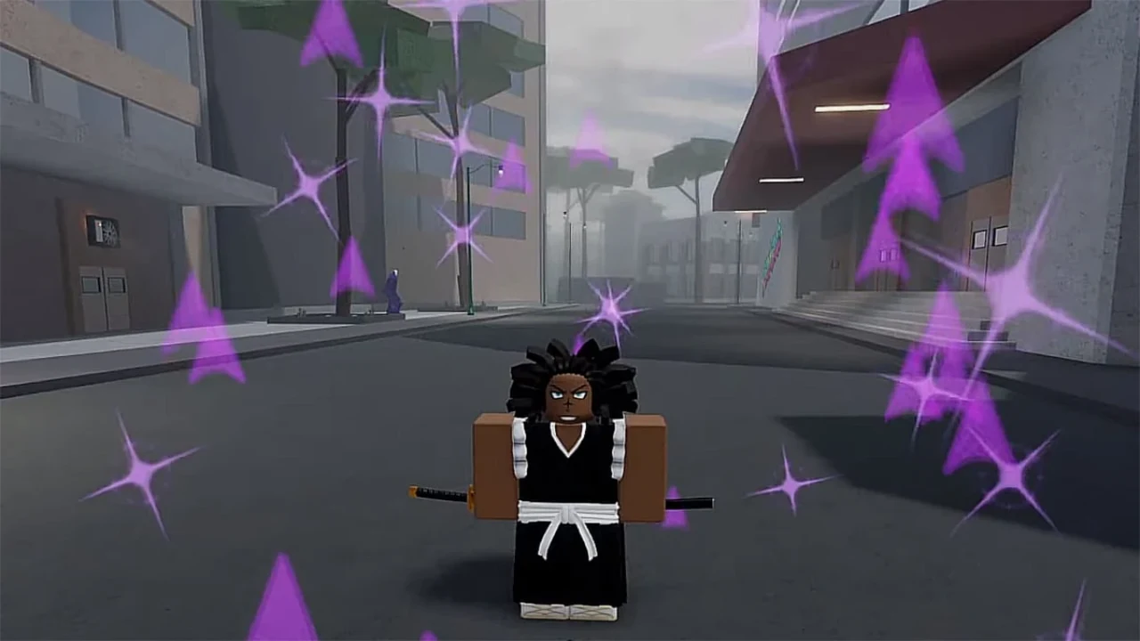 Peroxide - Soul Reaper facing a Hollow in a Bleach-inspired world