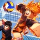 Volleyball Legends - Roblox players spiking the ball during a match