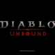 Diablo: Unbound board game announcement featuring characters and creatures from the dark fantasy universe.