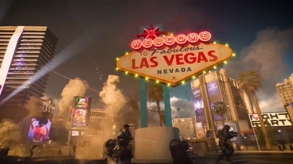 Battlefield 6 Season 5 - Rapid Royale mode gameplay on Vegas Strip
