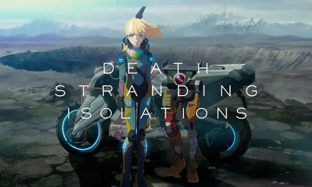 Death Stranding Isolations anime teaser featuring a mysterious new character and the upcoming Disney+ series.