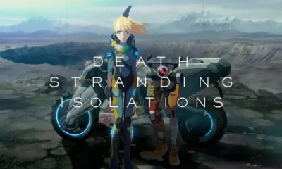 Death Stranding Isolations anime teaser featuring a mysterious new character and the upcoming Disney+ series.