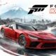 Forza Horizon 6 - key art featuring cars racing through Japan