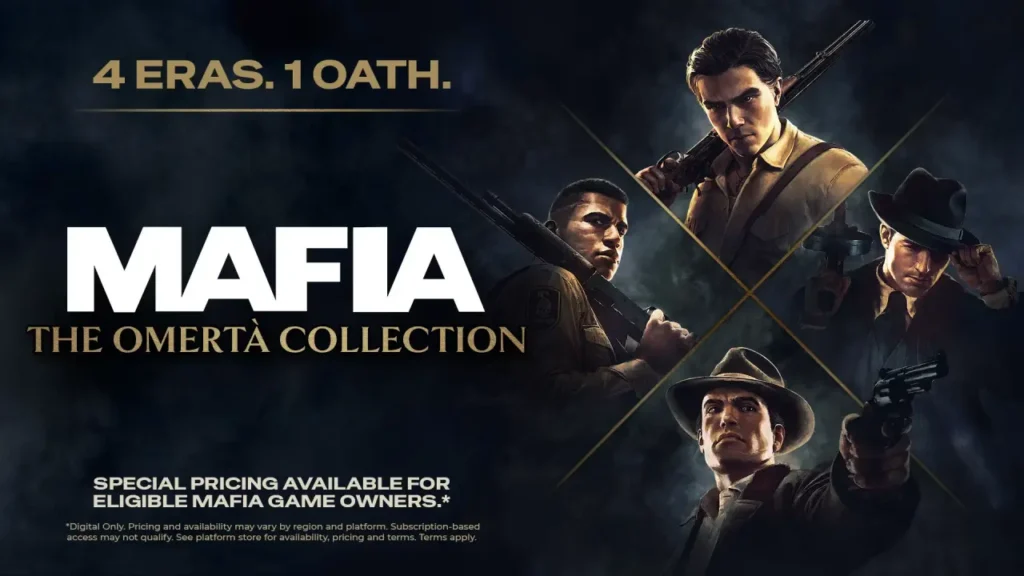 Mafia III 60 FPS update - Omertà Collection bundled franchise artwork