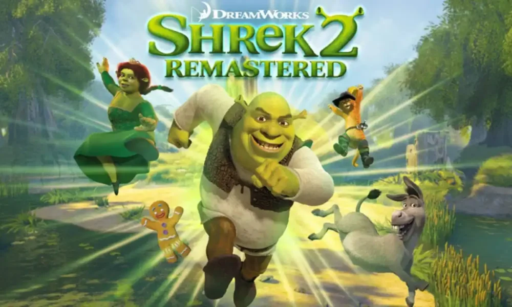 Shrek 2 Remastered release date and gameplay announcement for November 10, 2026.