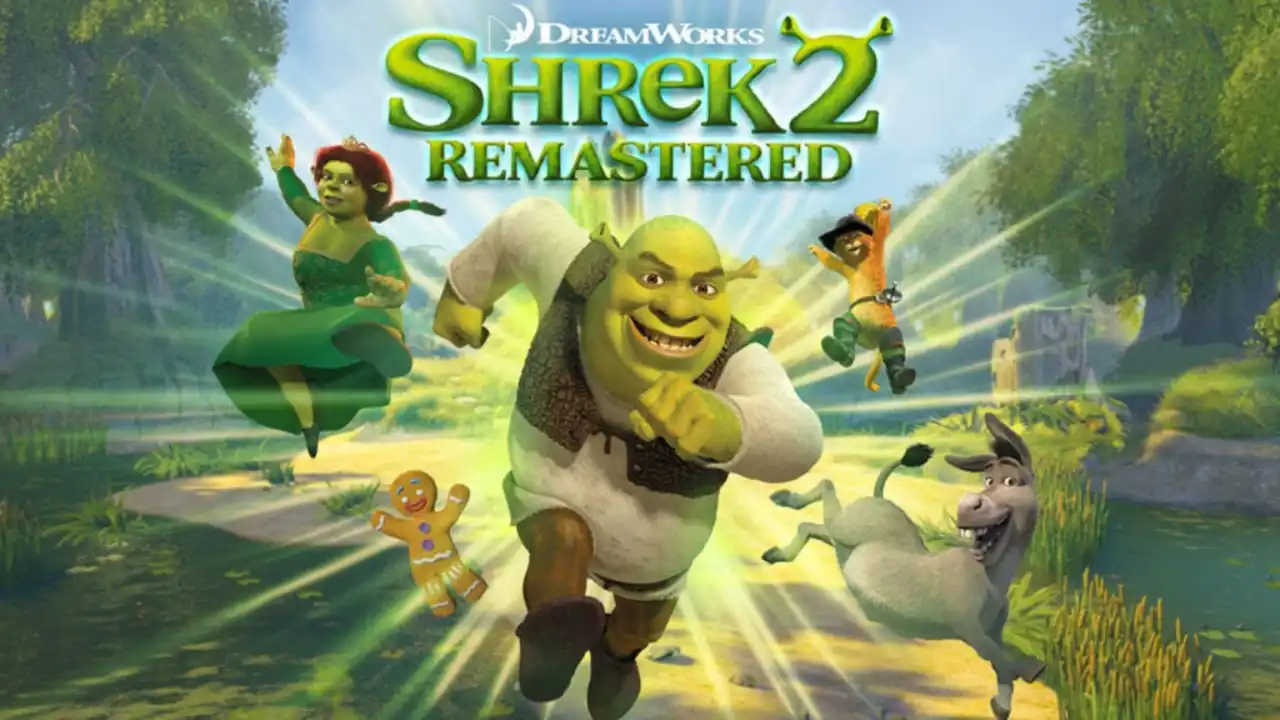 Shrek 2 Remastered release date and gameplay announcement for November 10, 2026.
