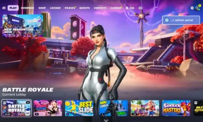 Fortnite Admin Panel terminal in the Chapter 7 Season 4 lobby