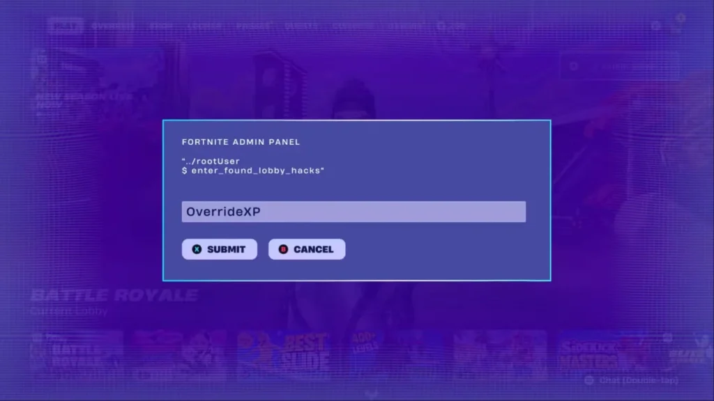 Fortnite - player transformed into a Scarecrow from a Fortnitemares code