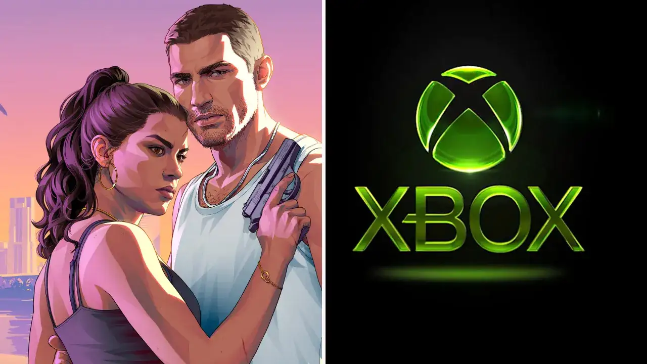 GTA 6 - Jason and Lucia key art on Xbox Series X