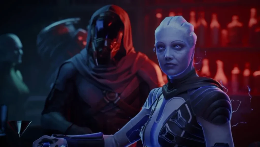 Mass Effect 5 trailer leak - Liara T’Soni appearing in the leaked footage